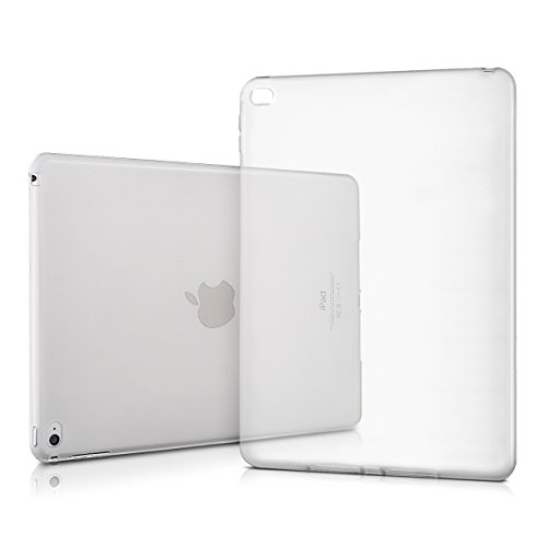 kwmobile-Carcasa-Compatible-con-Apple-iPad-Air-2-Funda-Tablet-de-plastico-TPU-Estuche-en-Transparente-Mate