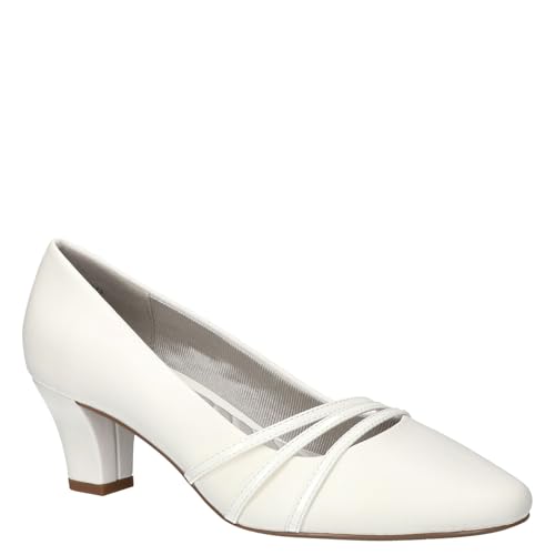 Escarpins Cristiny blancs confortables finis les pieds douloureux