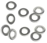 Pack de 50 arandelas M3 Forma A (3,2 mm, acero inoxidable A2, gruesas y planas)