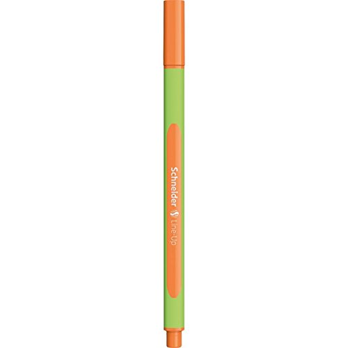 Feutres Schneider Line-Up 04 pointe baguée métal orange tango lot de 5 anti-bavure
