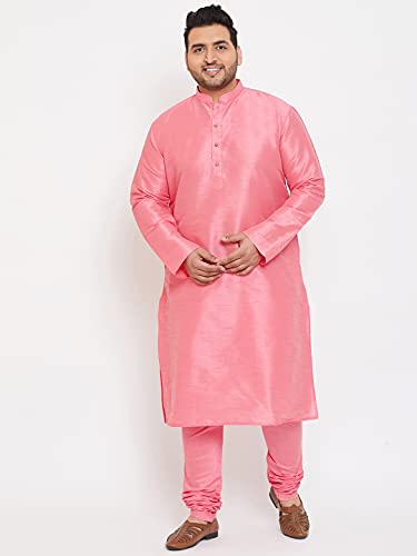 Image of VASTRAMAY Plus Size Men's Silk Blend Kurta Set-New