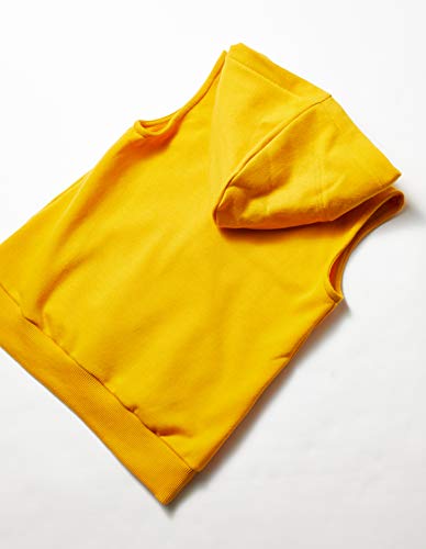 Colete Em Moletom E Pelo Meninos Up Baby, Amarelo, 06