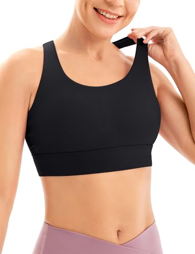 Image of Sports Bras for Women High Support Large Bust Strappy Workout Tanks Tops