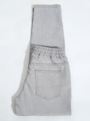 Image of Urbano Juniors Boy's Regular Fit Mid Rise Washed Denim Jogger Jeans Stretchable