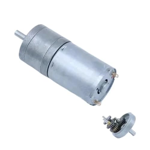 Motor reductor de CC reversible 12V 169rpm microcepillado de alto par GA25-370 4