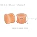 NewkeepsR Silicone 16mm(5/8'') Hider Flesh Skin Tone Double Flared Plug for Ear Lobe Piercing-Peach Color