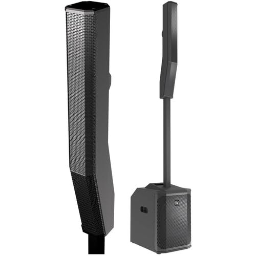 Electro-Voice Evolve 50M Portable 1000W Subwoofer and Column Speaker Kit with Bluetooth (Black)