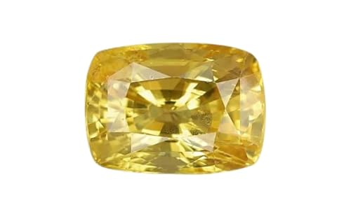 Saphir jaune naturel 10 carats certifié Pukhraj pour astrologie