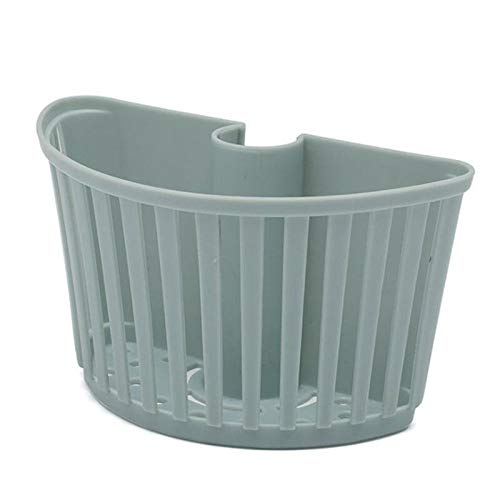 Organisateur salle de bains anti-désordre - Étagère et panier bleu pour toilettes
