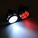 Ruitutedianzi 4X Outdoor Bicycle Waterproof COB 3 LED USB Rechargeable 4 Modes Bike Night RideFront Light Lamp & Rear Tail Light