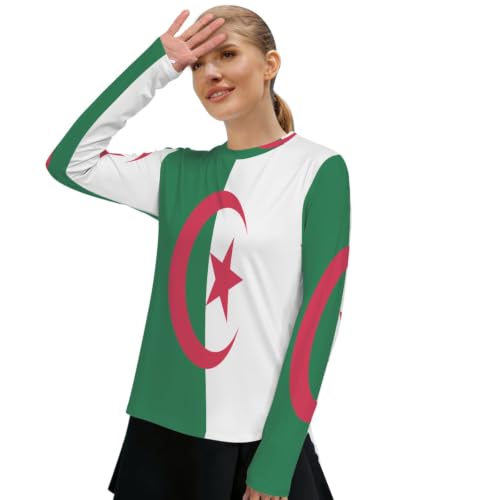 T-shirt sport femme séchage rapide anti-UV à manches longues