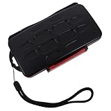 EXQUIMEUBLE 防水耐衝撃収納ケース 対応 軽量コンパクトなスマホカメラ用メモリーカード保護ボックス 環境対応プラスチック製 携帯便利なデー