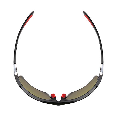 Piranha Focus Half Frame Sport Sunglasses for Men with Yellow Mirror Lens4