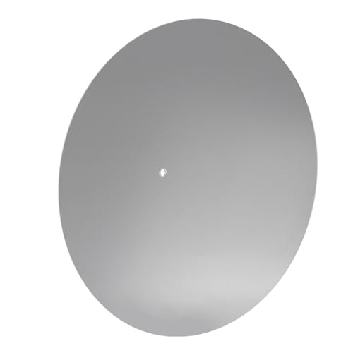 BONKZEBU Tapis de Plateau Tournant en Acrylique, Réduction du Bruit de qualité Supérieure, qualité Sonore Améliorée pour Les Enregistrements, Tapis Antidérapant Antistatique de 12 Pouces pour Les