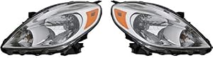 EPIC LIGHTING OE Style Replacement Headlights Assembly Compatible with Nissan 2012-2014 Versa [ NI2502207 NI2503207 260103AN0B 260603AN0B ] Left Driver & Right Passenger Sides Pair