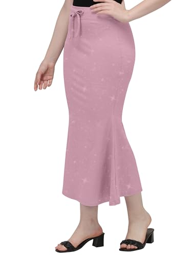 Image of Mehrang Stretchable Shimmer Saree Shapewear Petticoat for Women, Skirts for Women,Shape Wear Dress for Saree