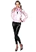 Fun Costumes Women's Grease Pink Ladies Costume Jacket & Scarf - 1950s Retro Movie Outfit for Women - Pink - Small