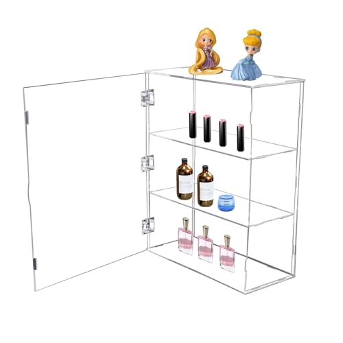 Pwefhsdjvh 3-Layer Acrylic Display Box High-Definition All-Round Display