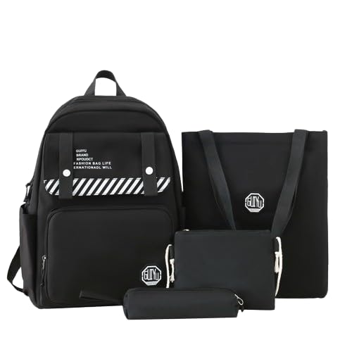 30 Litre Japanese Korean Style School Bag Water-Resistant Laptop & Travel Backpack - Unisex Large 18 Inches Multipurpose Student Backpack for Boys & Girls, Men & Women