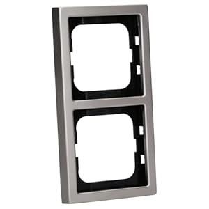 Busch-Jaeger Edelstahl Abdeckrahmen 2-fach 1722-866K