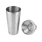 wrtgerht Drink Shaker 700ML Edelstahl Cocktail Shaker Wein Trinken Mixer Party Bar Werkzeug Barkeeper Geschenke Bartending Tools Küchengeräte
