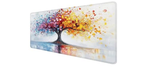Tapis de souris XXL 1000x400 mm avec base caoutchouc pour bloquer les glissements