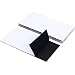 BRAVESHINE Sticky Back Hook Loop Tape - 4x8 Inch Self Adhesive Mounting Squares [Industrial Strength]- Double Sided Wall Fastener Tape Picture Frame Hanging Strips for Indoor or Outdoor Use - 4 Pack