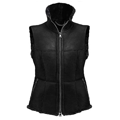 Damen Winter Crop Puffer Weste Leichte Warme Flysleeve