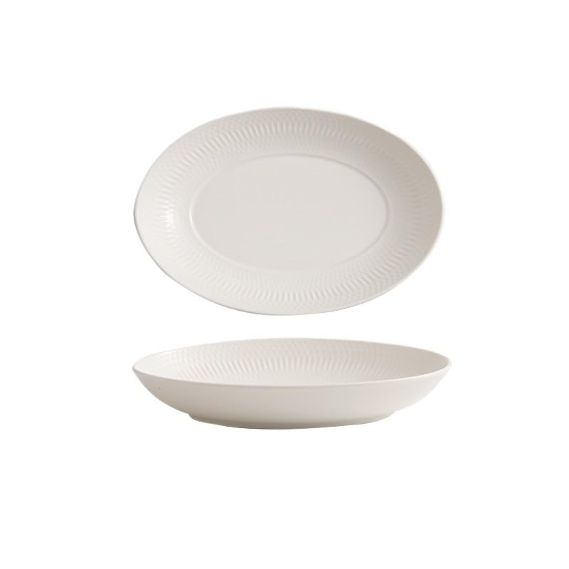 Talerz obiadowy talerze ceramiczne talerze rybne, do użytku domowego, kreatywna zastawa stołowa w stylu chińskim, specjalne do gotowania na parze talerzy obiadowych do układania w stos