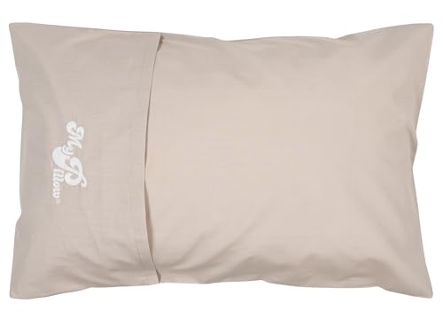 MyPillow Multi-Use Travel Pillow Compact Pillow for On-The-Go Comfort and Sleeping Portable Compact Washable Pillow for Adult and Kids Neck Support [Tuscan Tan]