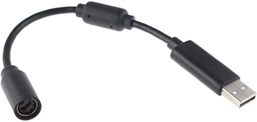 Kabel USB do kontrolera gier Microsoft Xbox 360 Czarny
