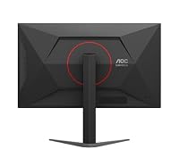 AOC U27G4XM 27 Zoll USB Hub Gaming Monitor, dual Mode, Fast IPS Panel, 1ms GtG, Adaptive Sync, HDR1000, G-Sync Comp., Höhenverstellung,(3840x2160@160Hz; 1920x1080@320Hz HDMI 2X 2.1 DP 1x 1.4) Schwarz – Ansicht 4
