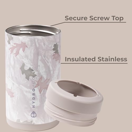 Image of HydroJug Tall Can Cooler 16 oz, Stainless Steel Can Holder, Camo