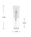 12Pcs Empty Refillable Clear Plastic Essential Oil Pump Bottle Lotion Mask Cream Dispenser Containers (10 ML)