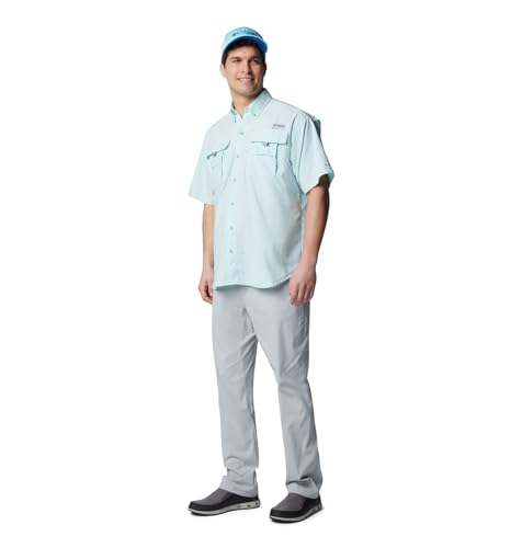 Image of Columbia Men Omni-Shade Bahama II Hiking and Trekking Short Sleeve Shirt