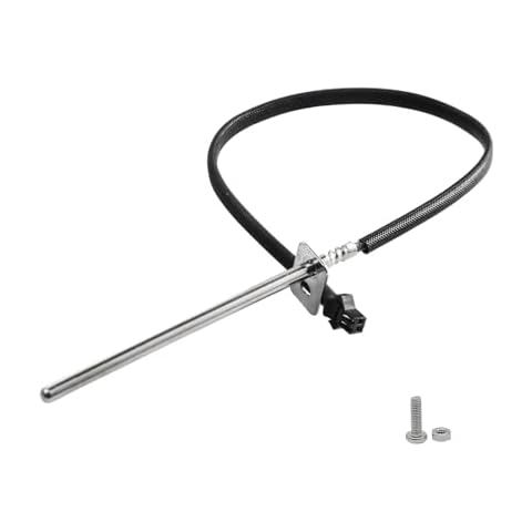 BBQ Replacement Part RTD Temperature Probe Heat Sensor Compatible with Char-Griller 9800, 9804 Gravity Fed Charcoal Grill Cover