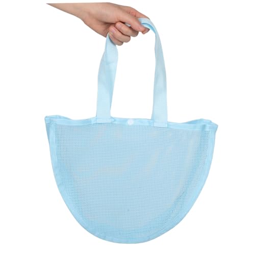 4pcs Mesh Beach Toy Storage Bags for Kids Quick Dry Net Tote for Sand Toys and Shell Collecting Lightweight Sturdy for Beach and Pool Play4