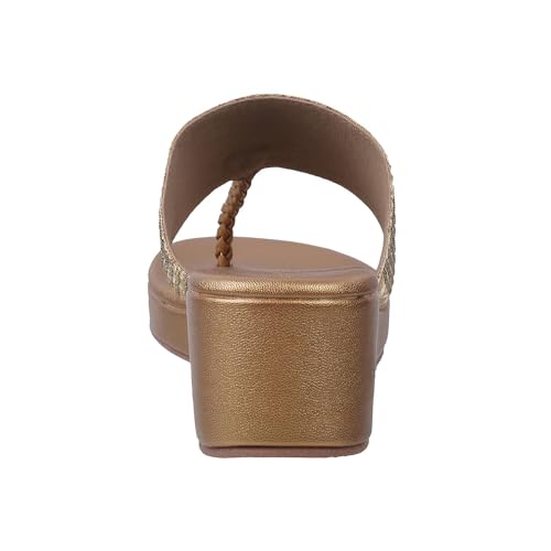 Mochi Women Wedge Heel Fashion Sandal - Image 4