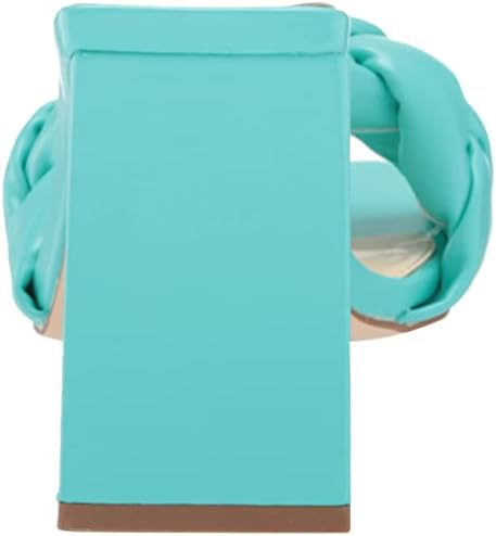 Jessica Simpson Women's Sassia Woven Strap High Heel Sandal Heeled, Aruba Aqua, 12 | Image 2