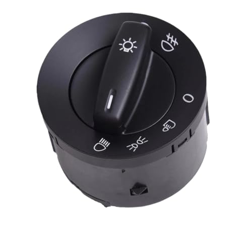 Interruptor de control de faros con perilla de lámpara precisa para VW Golf Variant y Plus 6