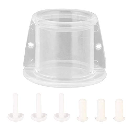 Parrot Neck Collar, Bird Recovery Cone, Transparent Acrylic, S Size, Bird Protector for Small Animals Surgery Recovery