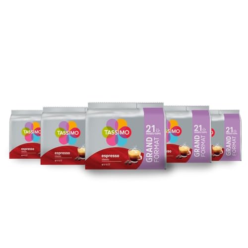 Tassimo Espresso Classique 126g (21 Tasses) lot de 5