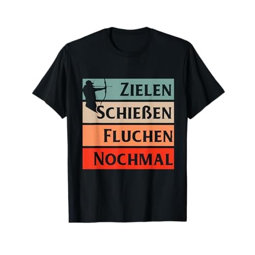 Bogenschießen Geschenk Bogen Pfeil Männer Schützenverein T-Shirt