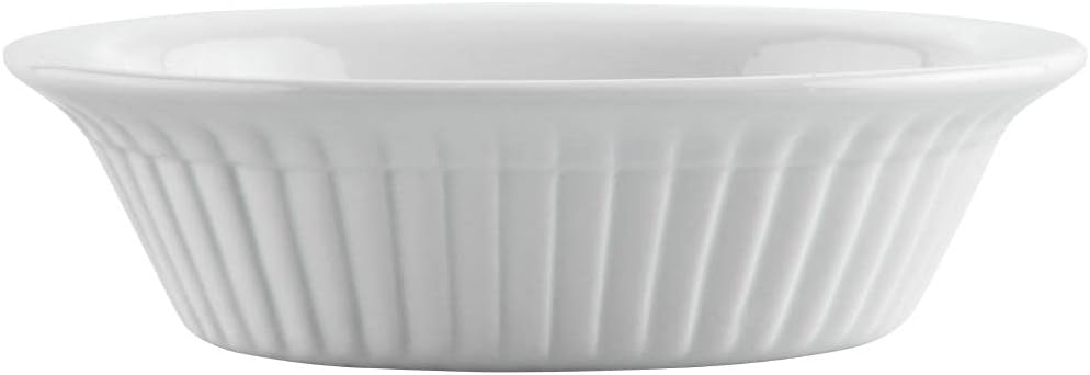 Royal Genware Oval Pie Dish 16cm White - Pack Of 6 - View #4