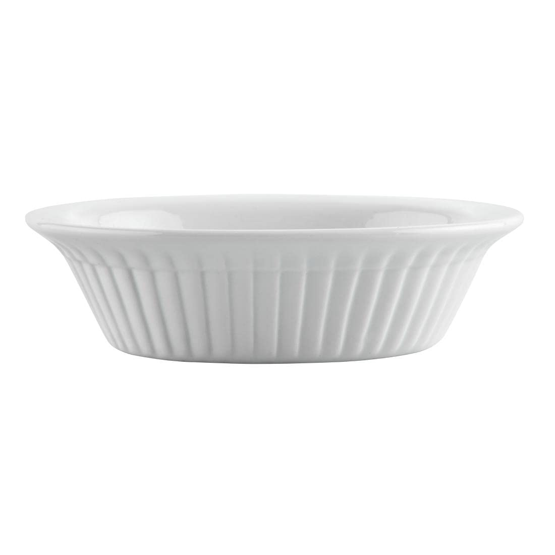 Olympia C110 Platà tarte ovale, 46 mm H x 170 mm l x 133 mm P (lot de 6)