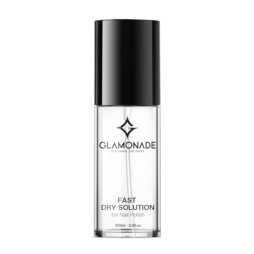 Glamonade Fast Dry Solution for Nail Polish Smoothness Air Dry Long-Lasting