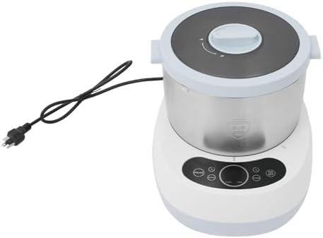 230W Electric Dough Maker Machine, 5.3QT Large Capacity Flour Mixer with Smart Timer & Digital Display, Commercial Kneading Machine for Home, Pizzerias & Restaurants