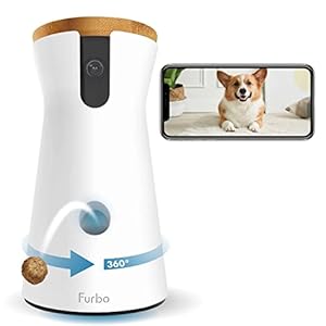 Furbo 360° Canine Digicam: [New] Rotating 360° View Extensive-Angle Pet Digicam with Deal with Tossing, Coloration Evening Imaginative and prescient, 1080p HD Pan, 2-Manner Audio, Barking Alerts, WiFi, Designed for Canine