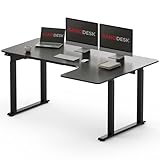 SANODESK 昇降デスク QS2L スタンディングデスク 机 電動 パソコンデスク 四本脚 安定性 フック L字 無段階高さ調節 メモリー機能付き ブラック (160*110cm, 足(黒)+天板(ブラック))