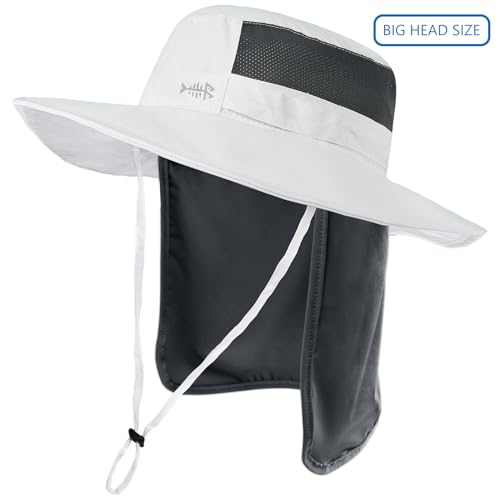 Image of BASSDASH UPF 50+ Sun Fishing Hat Water Resistant with Detachable Neck Flap